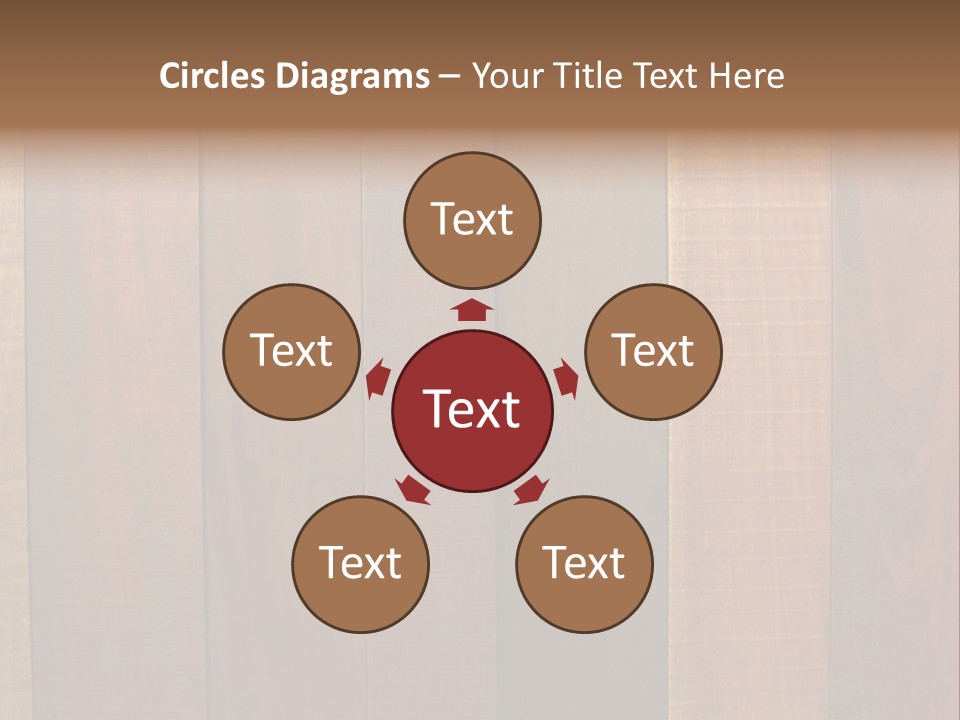 Brazilian Cherry Wood Floor. PowerPoint Template