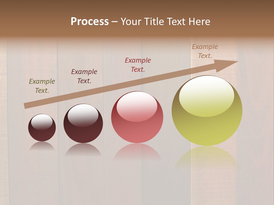 Brazilian Cherry Wood Floor. PowerPoint Template