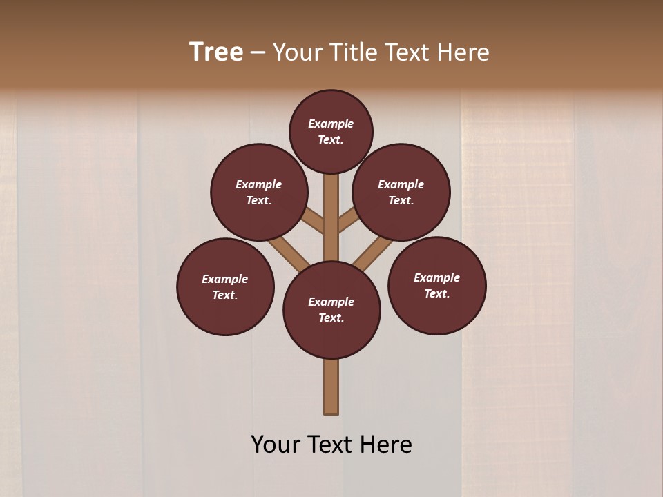 Brazilian Cherry Wood Floor. PowerPoint Template