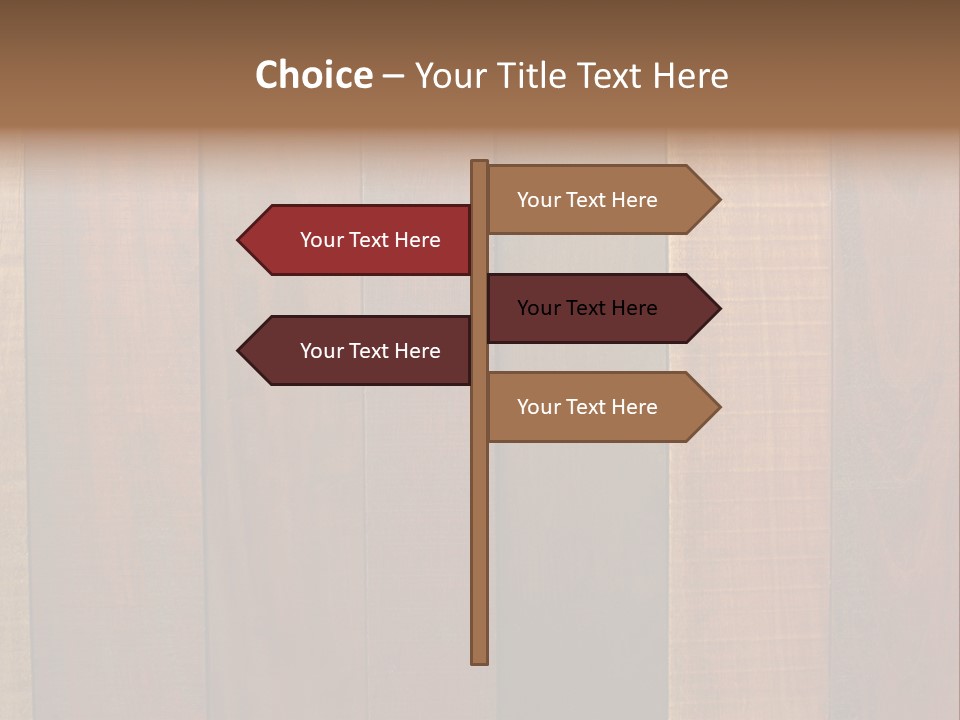 Brazilian Cherry Wood Floor. PowerPoint Template