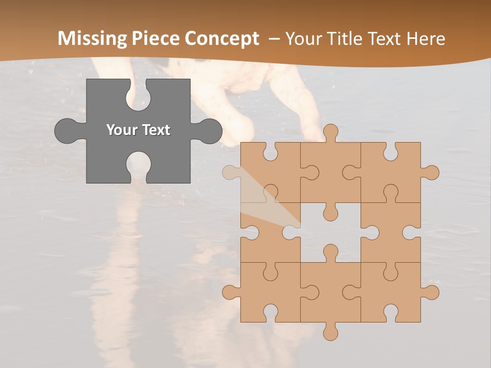 Jack Russell Terrier. Slight Motion Blur PowerPoint Template