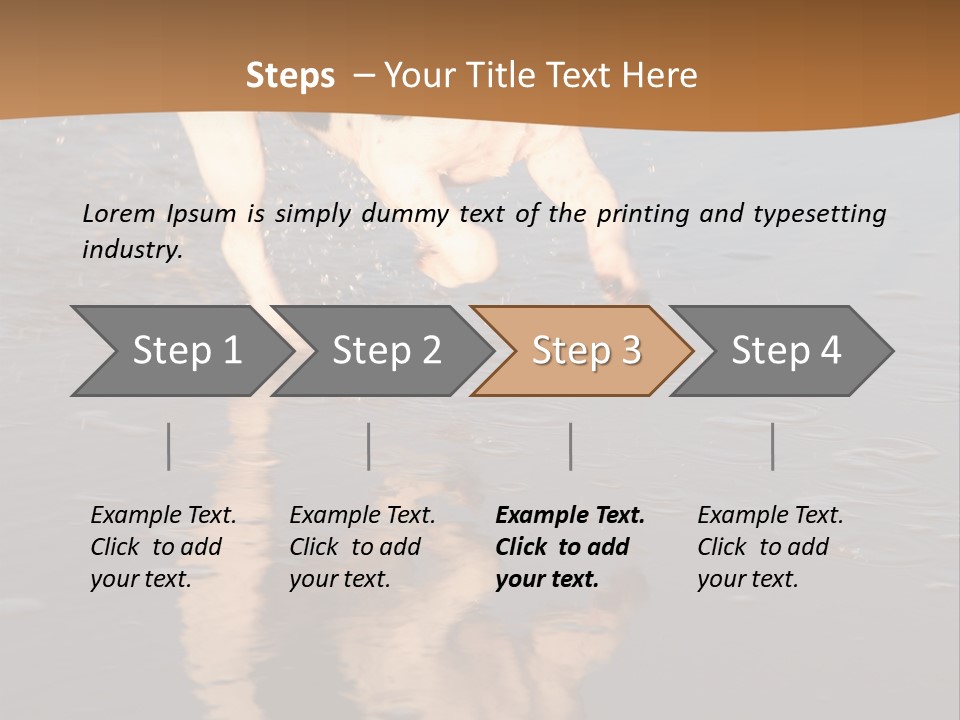 Jack Russell Terrier. Slight Motion Blur PowerPoint Template