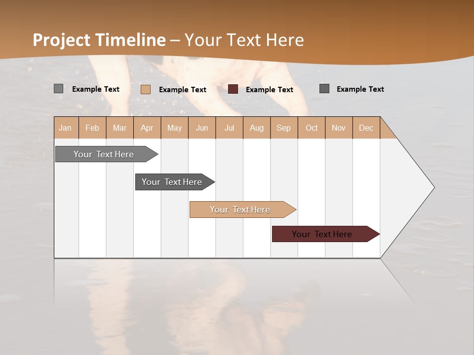Jack Russell Terrier. Slight Motion Blur PowerPoint Template