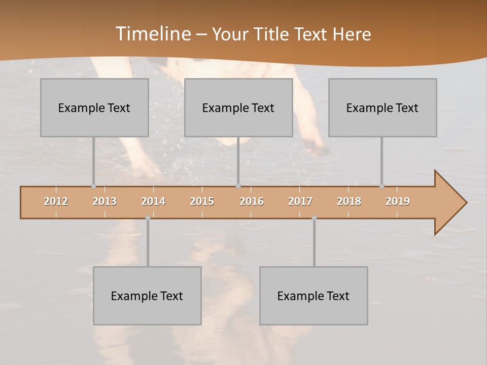 Jack Russell Terrier. Slight Motion Blur PowerPoint Template