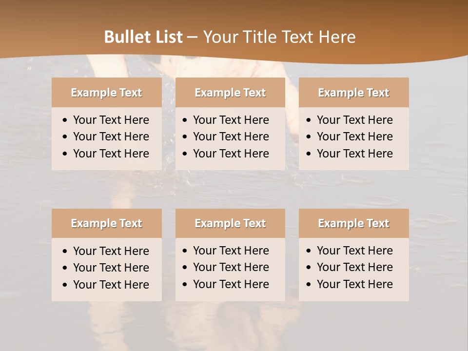 Jack Russell Terrier. Slight Motion Blur PowerPoint Template