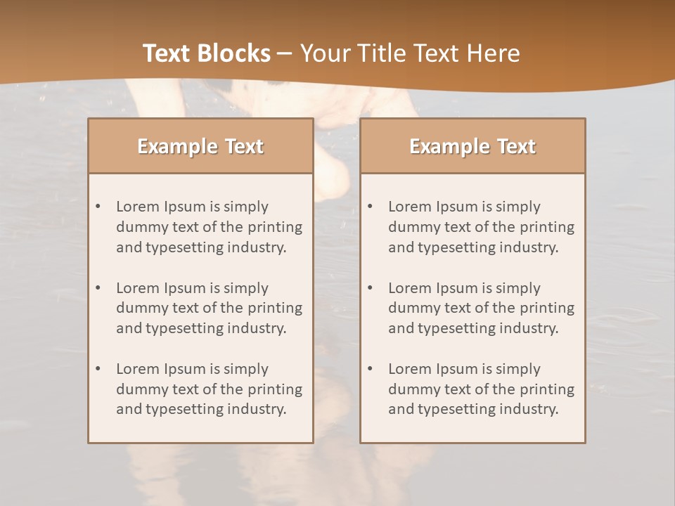 Jack Russell Terrier. Slight Motion Blur PowerPoint Template
