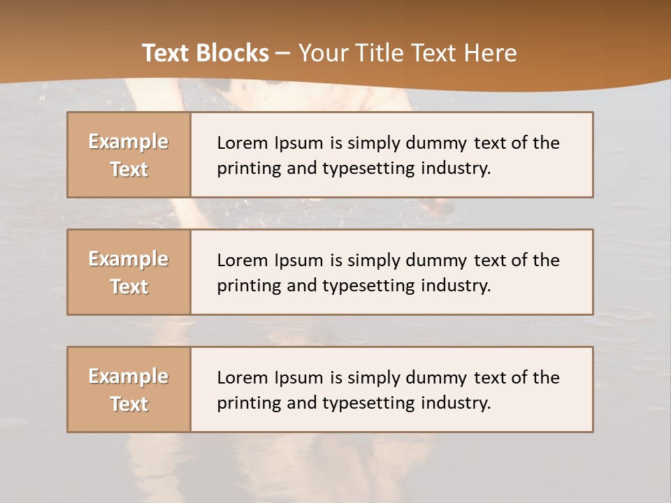 Jack Russell Terrier. Slight Motion Blur PowerPoint Template