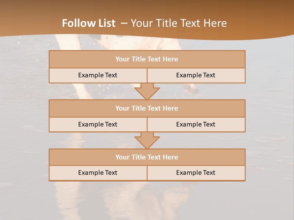 Jack Russell Terrier. Slight Motion Blur PowerPoint Template