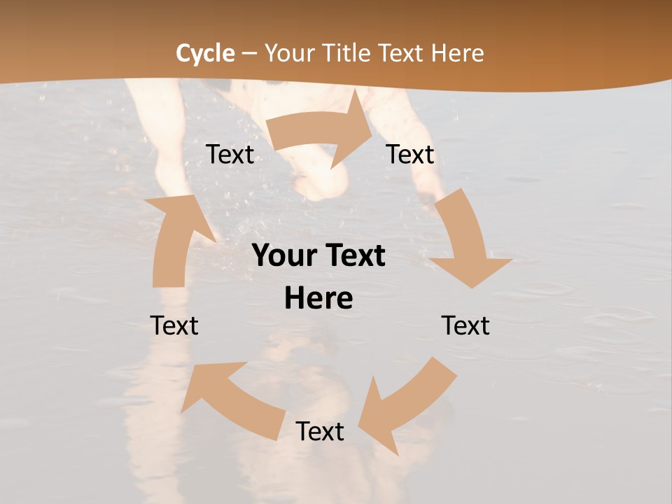 Jack Russell Terrier. Slight Motion Blur PowerPoint Template