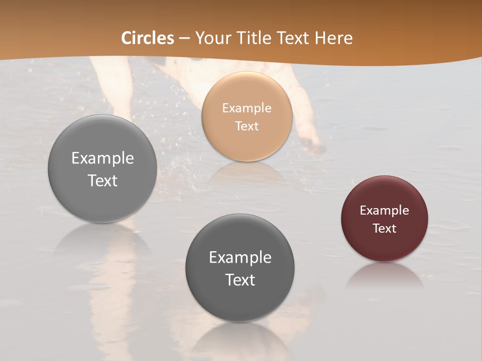 Jack Russell Terrier. Slight Motion Blur PowerPoint Template