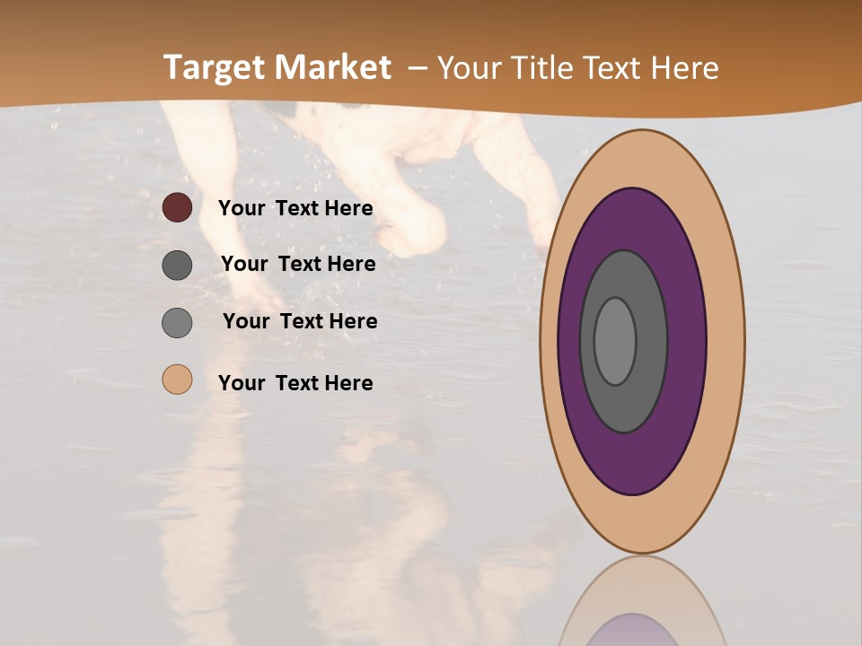 Jack Russell Terrier. Slight Motion Blur PowerPoint Template