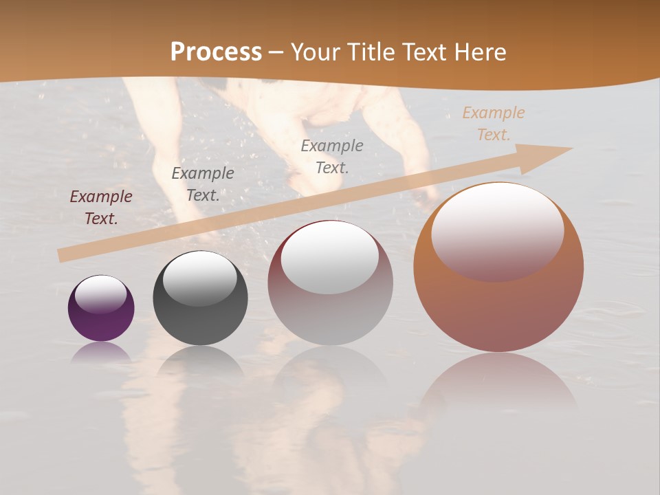 Jack Russell Terrier. Slight Motion Blur PowerPoint Template