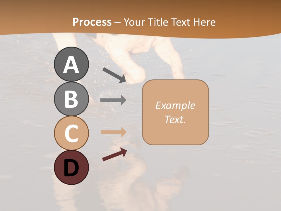 Jack Russell Terrier. Slight Motion Blur PowerPoint Template