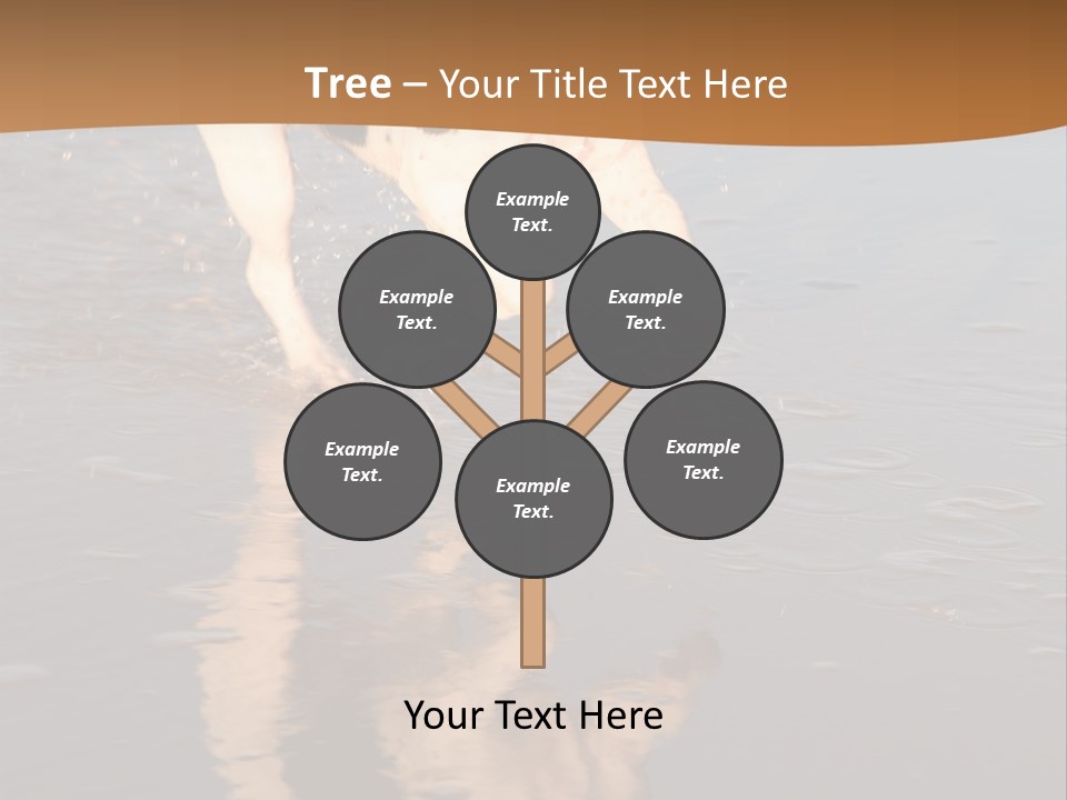 Jack Russell Terrier. Slight Motion Blur PowerPoint Template