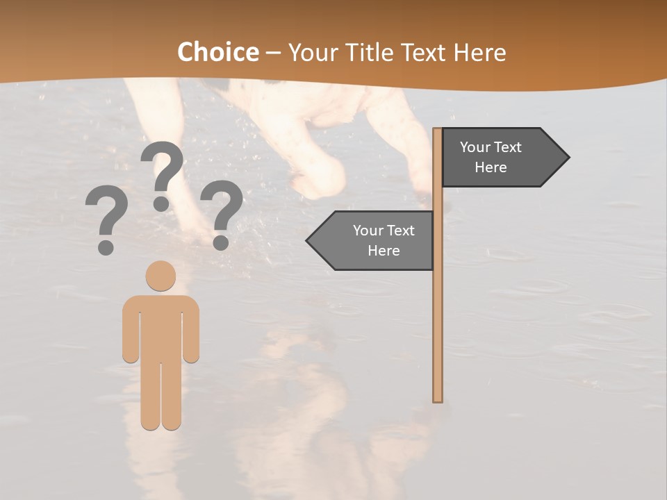 Jack Russell Terrier. Slight Motion Blur PowerPoint Template