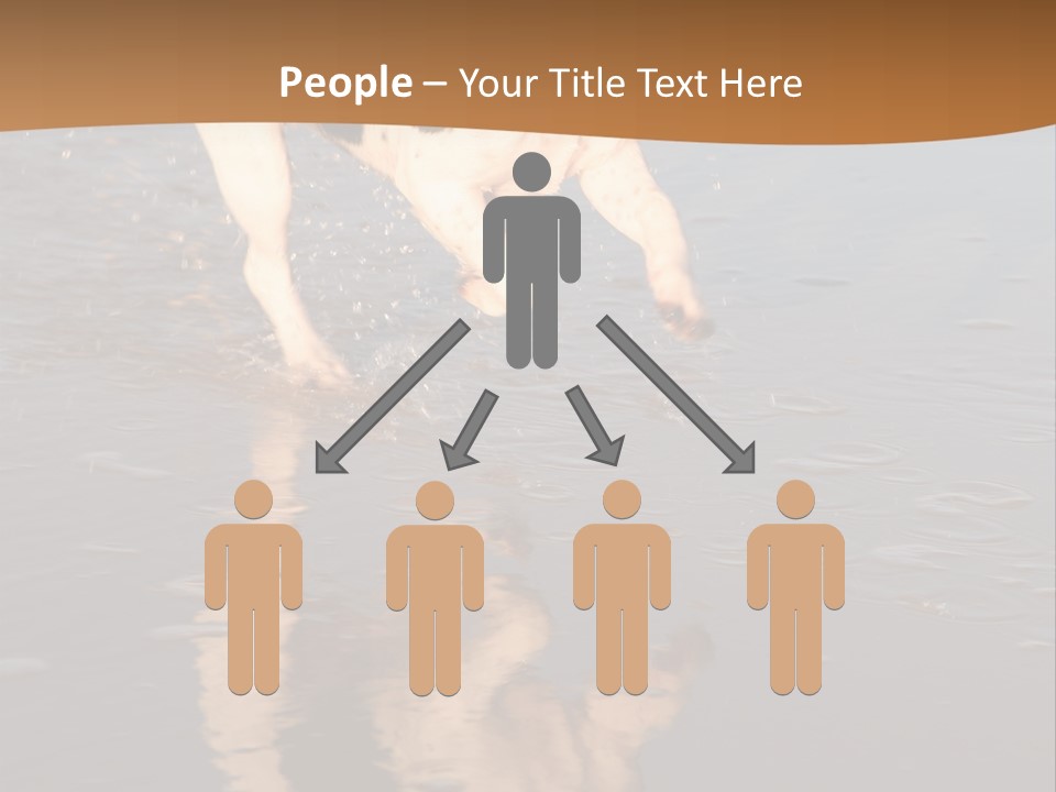 Jack Russell Terrier. Slight Motion Blur PowerPoint Template