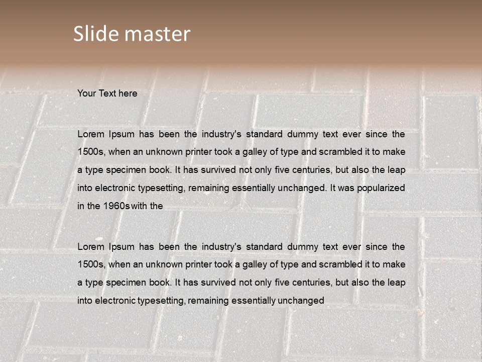 Sidewalk PowerPoint Template
