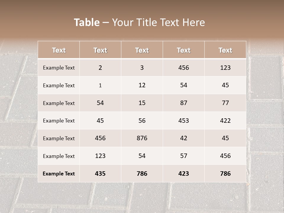 Sidewalk PowerPoint Template