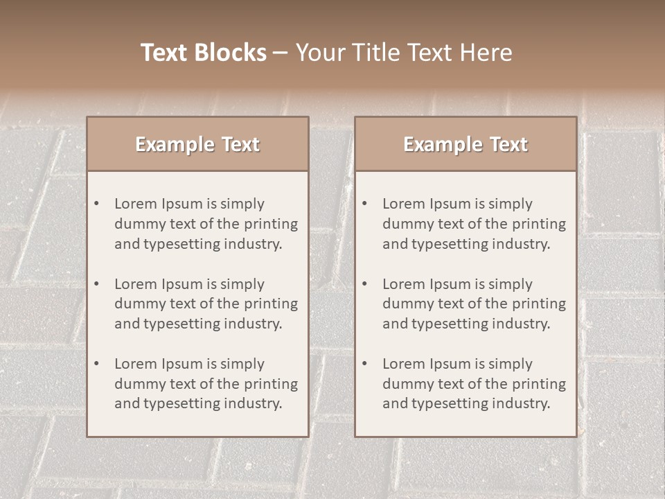 Sidewalk PowerPoint Template