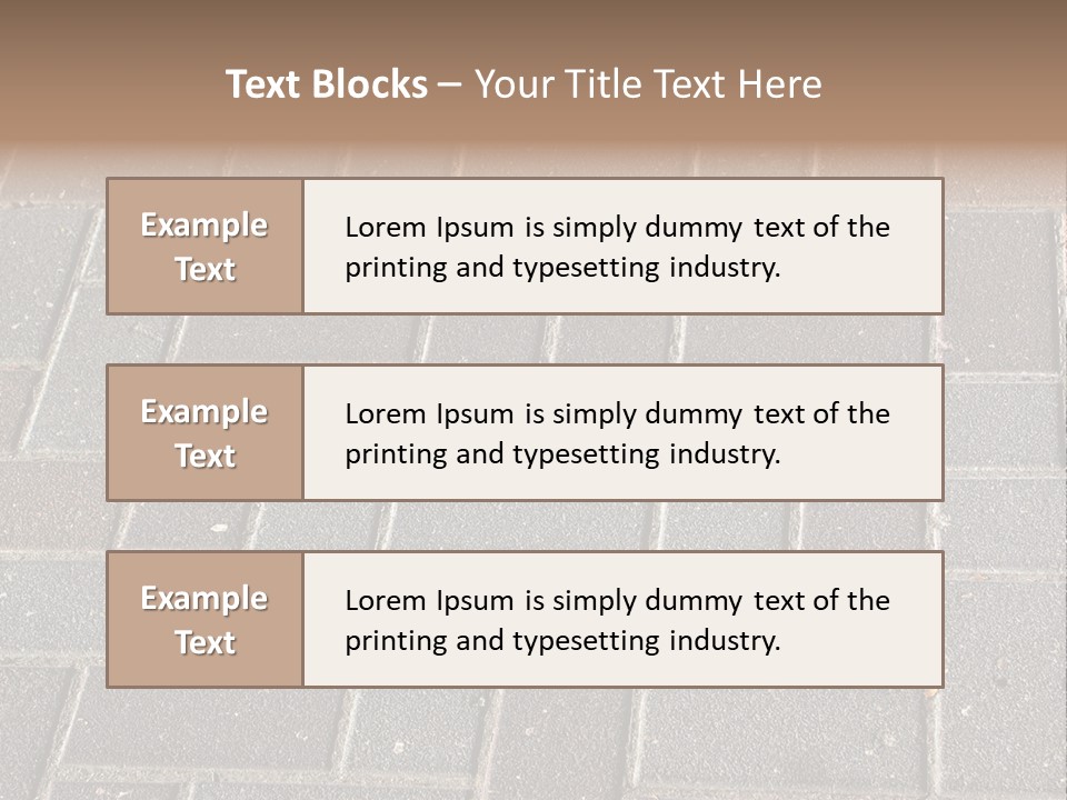 Sidewalk PowerPoint Template