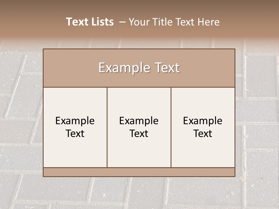 Sidewalk PowerPoint Template