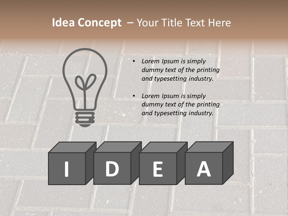 Sidewalk PowerPoint Template