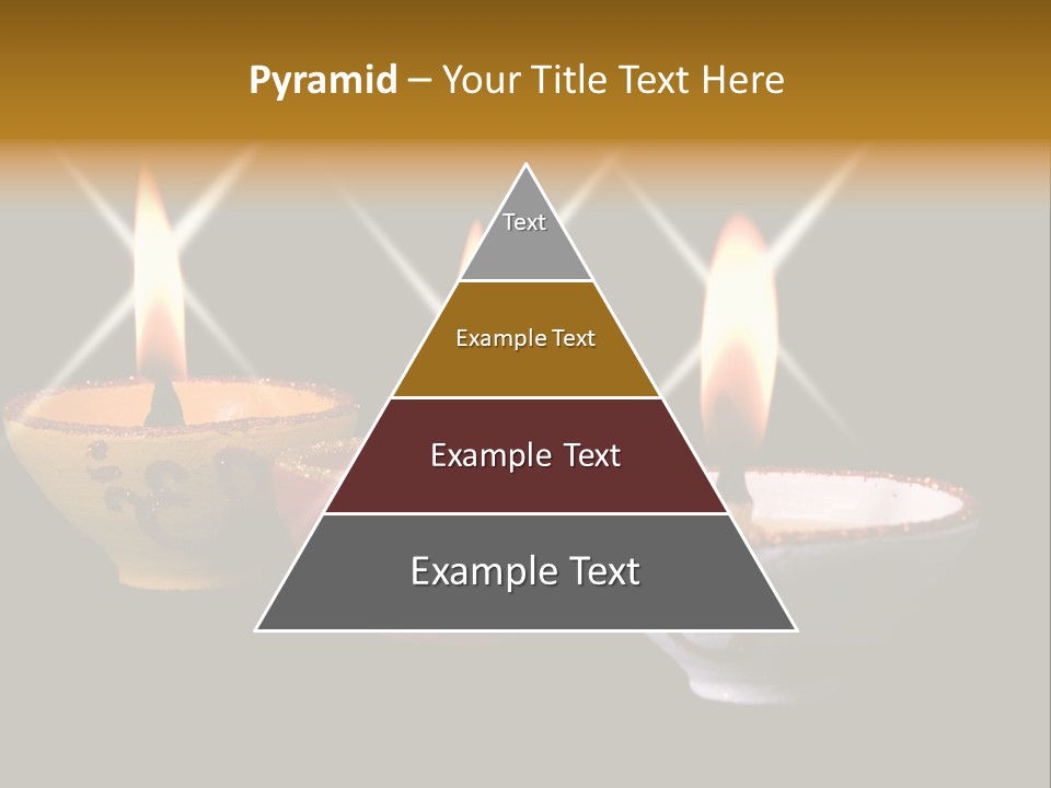 Three Sparkling Deyas PowerPoint Template