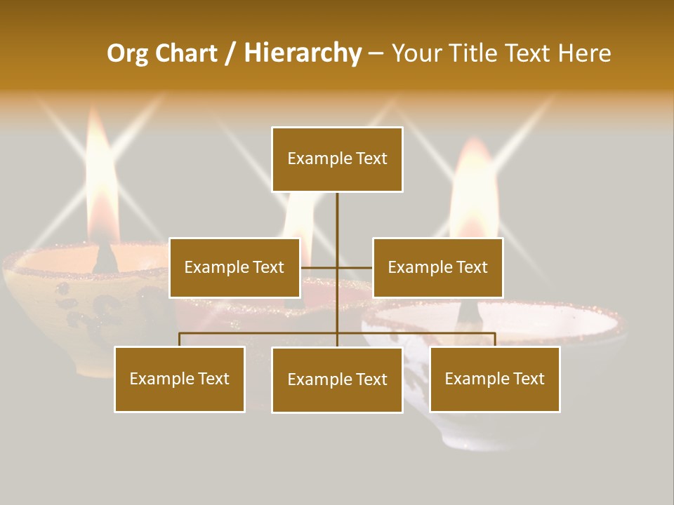 Three Sparkling Deyas PowerPoint Template