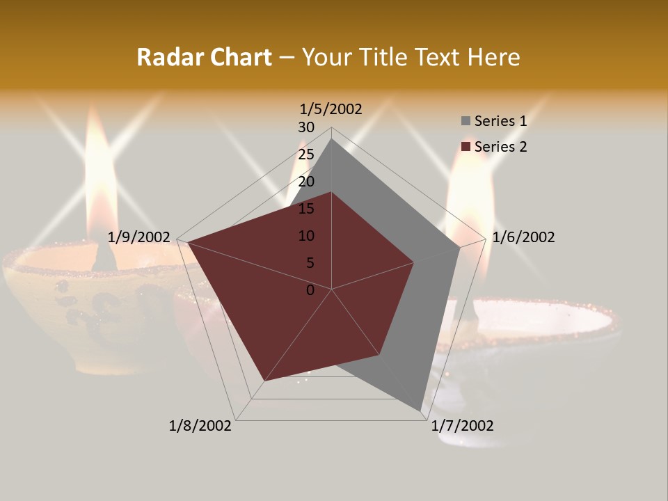 Three Sparkling Deyas PowerPoint Template