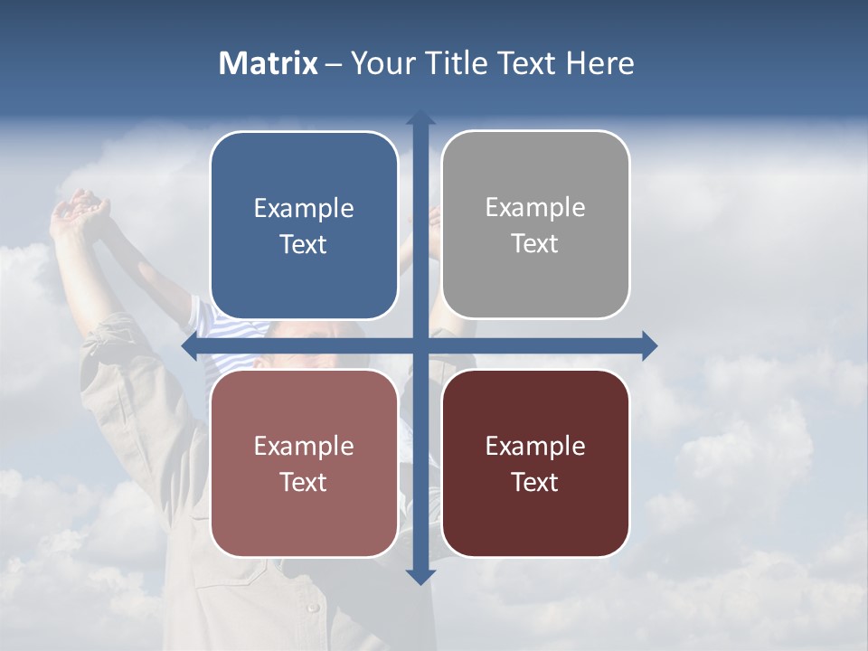 Grandfather With Grandson PowerPoint Template