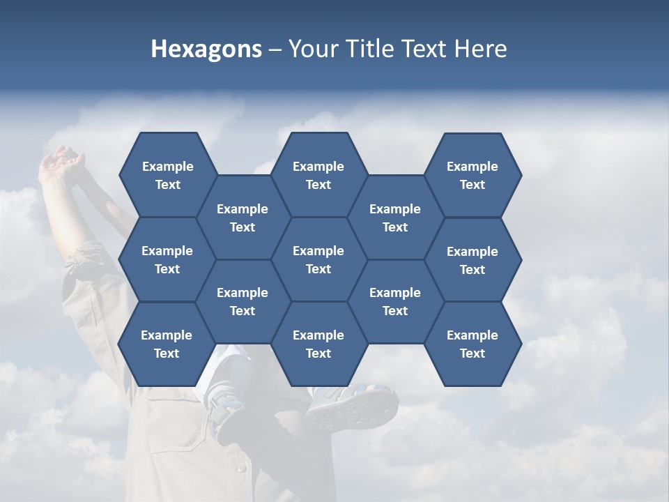 Grandfather With Grandson PowerPoint Template