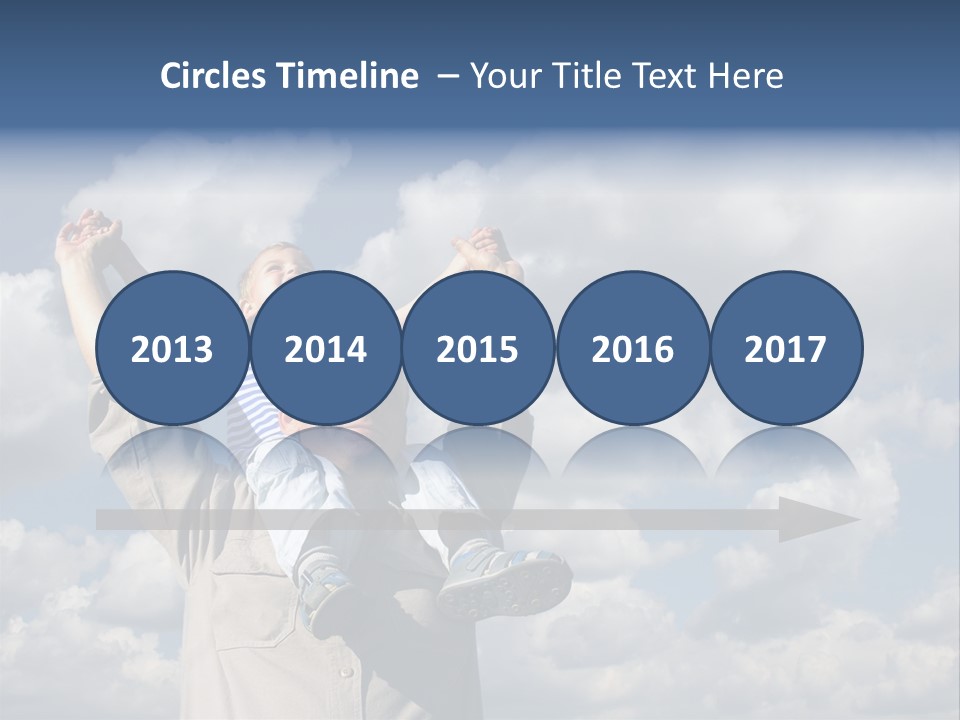 Grandfather With Grandson PowerPoint Template