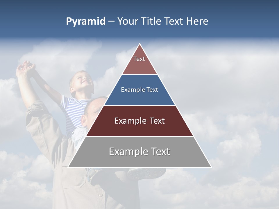 Grandfather With Grandson PowerPoint Template