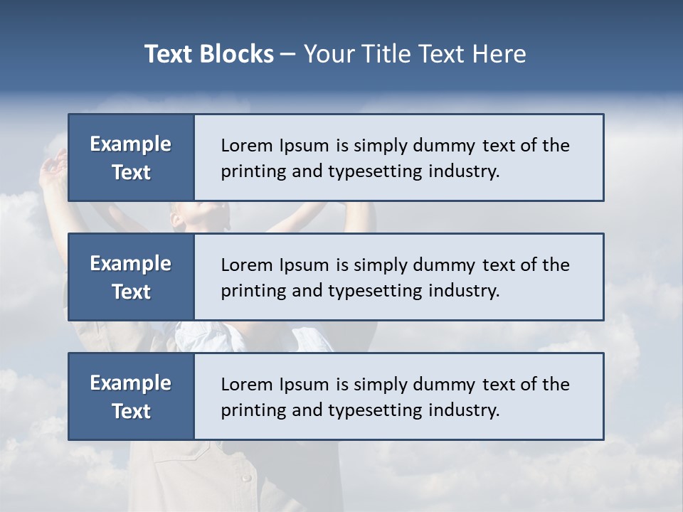 Grandfather With Grandson PowerPoint Template