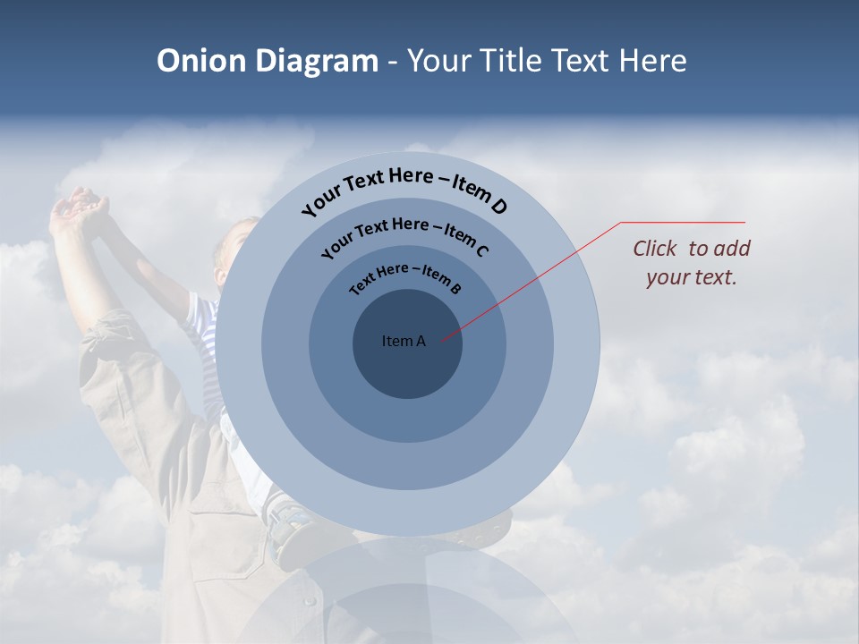 Grandfather With Grandson PowerPoint Template