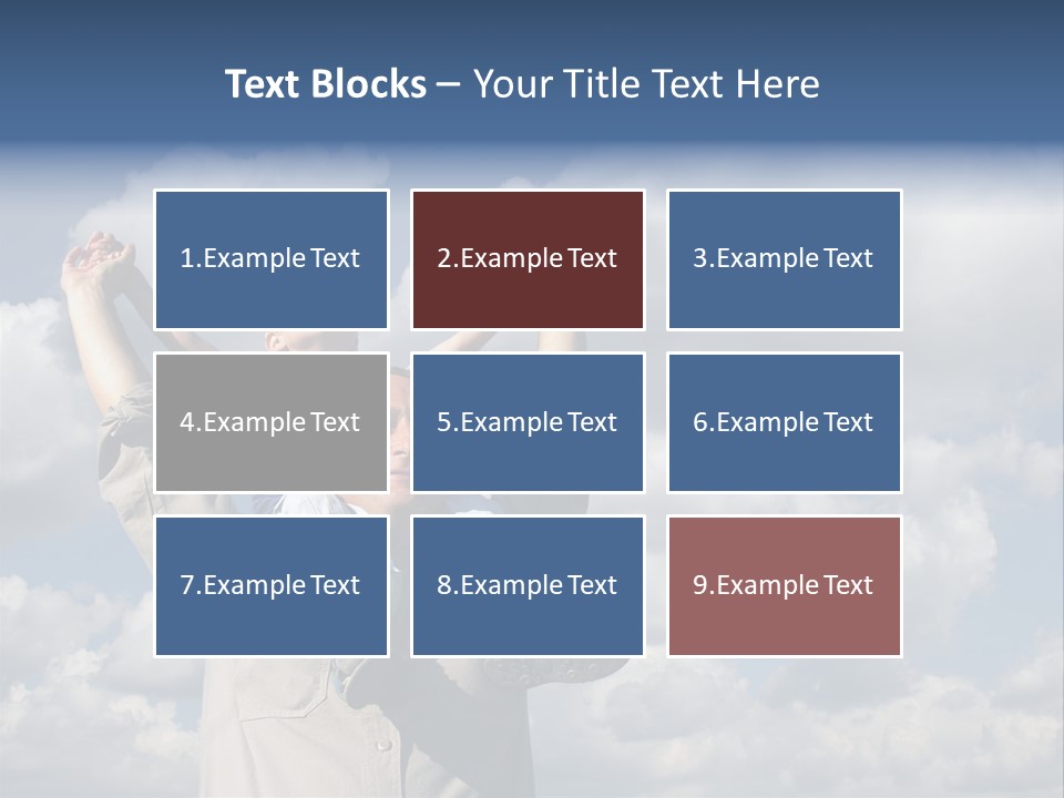 Grandfather With Grandson PowerPoint Template