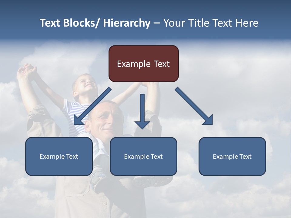 Grandfather With Grandson PowerPoint Template