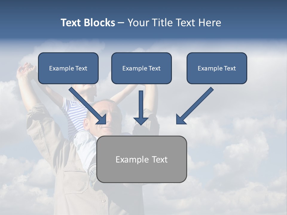 Grandfather With Grandson PowerPoint Template