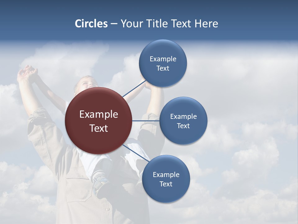 Grandfather With Grandson PowerPoint Template