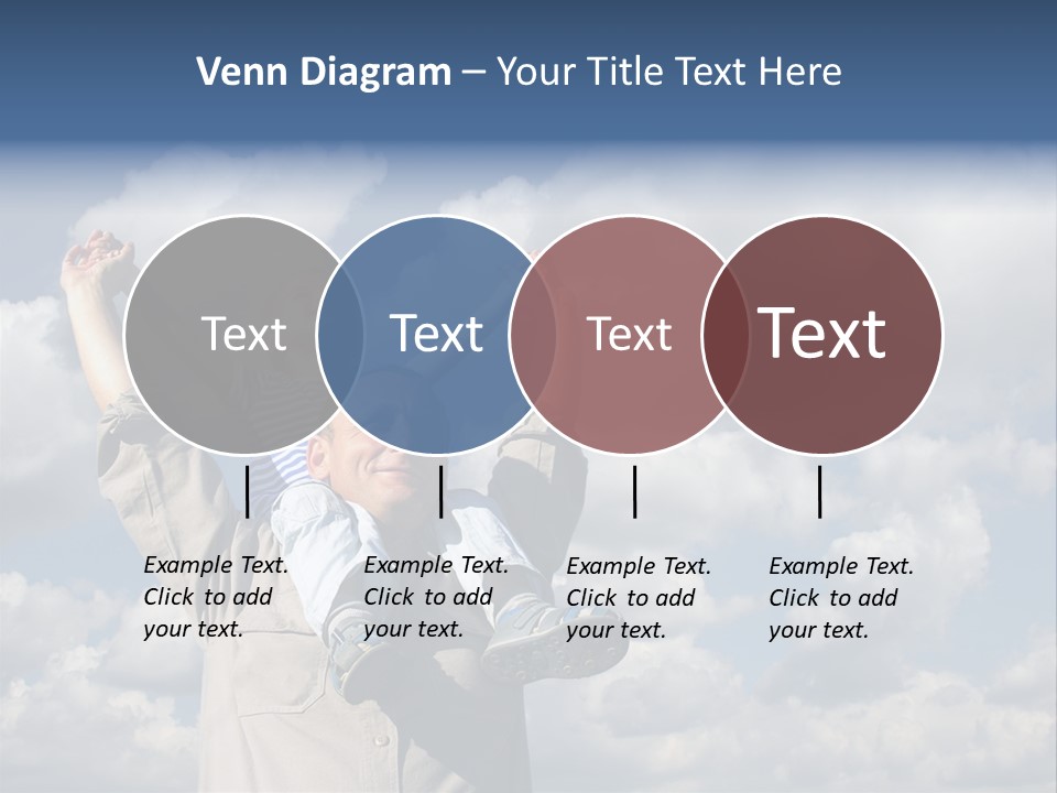 Grandfather With Grandson PowerPoint Template