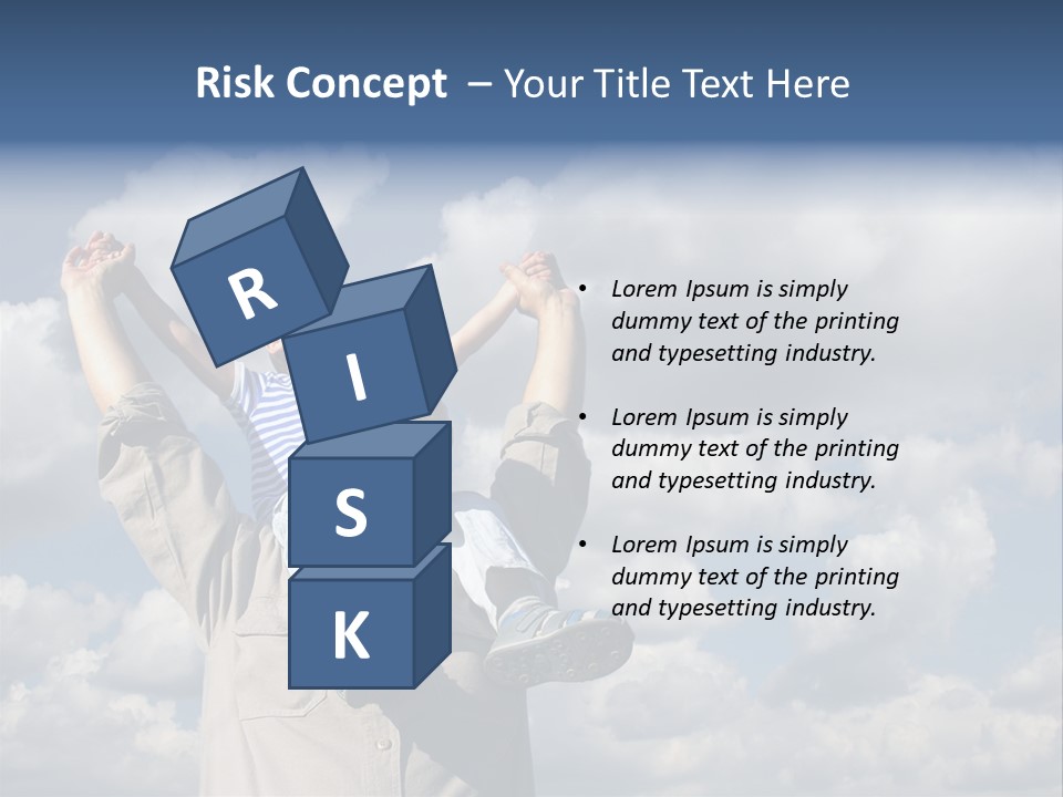 Grandfather With Grandson PowerPoint Template