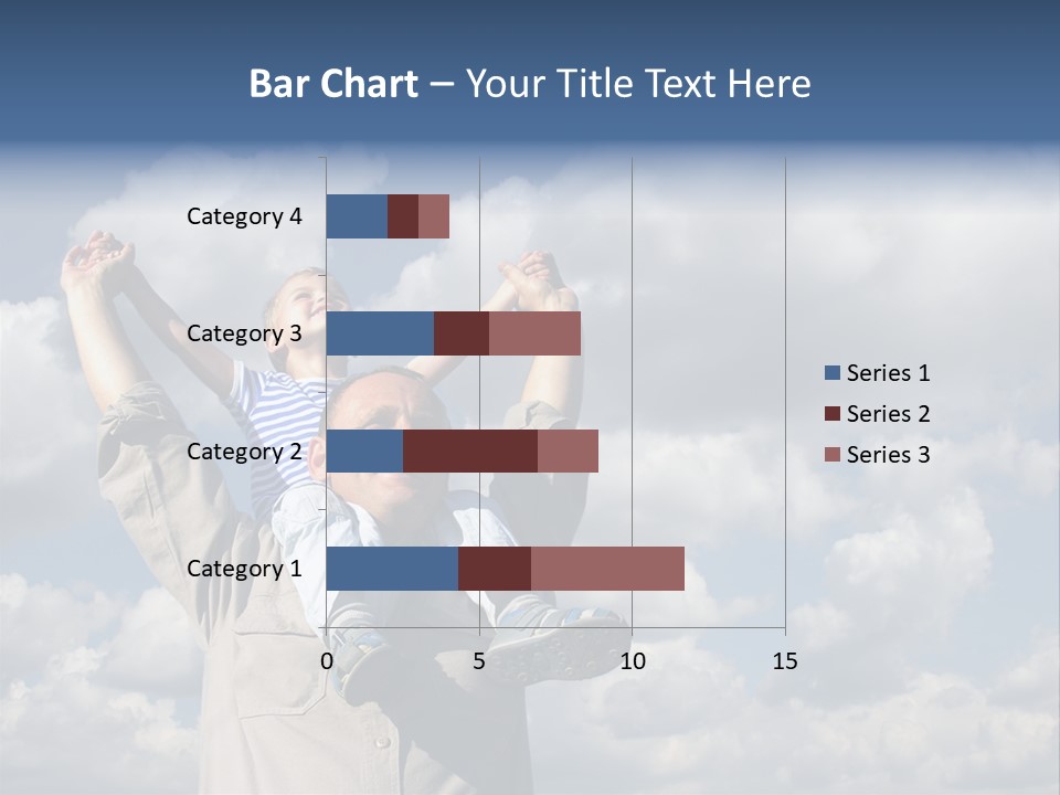 Grandfather With Grandson PowerPoint Template