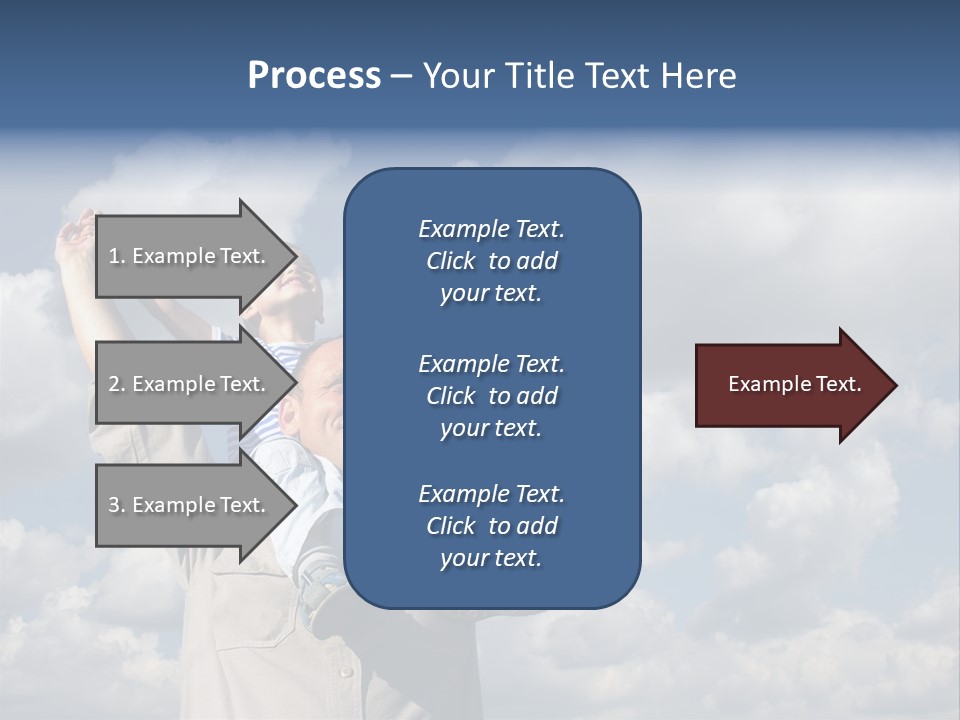 Grandfather With Grandson PowerPoint Template