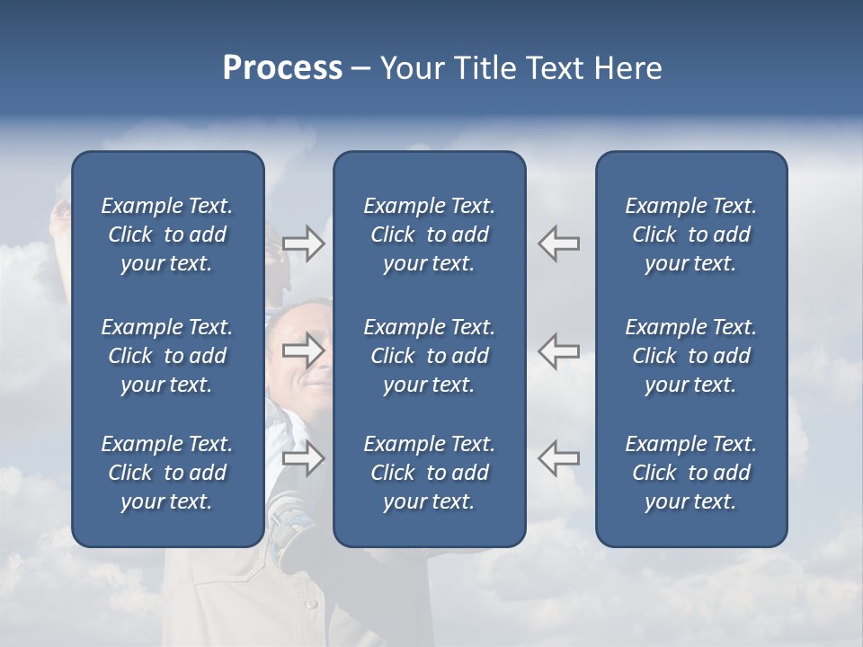 Grandfather With Grandson PowerPoint Template