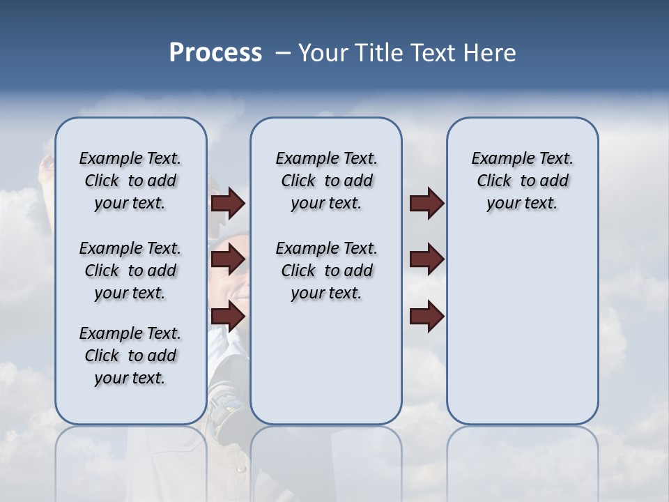 Grandfather With Grandson PowerPoint Template