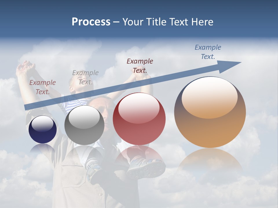 Grandfather With Grandson PowerPoint Template