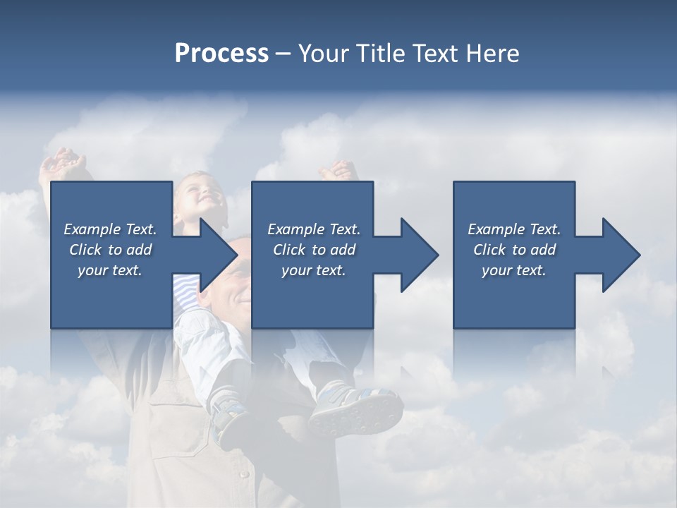 Grandfather With Grandson PowerPoint Template