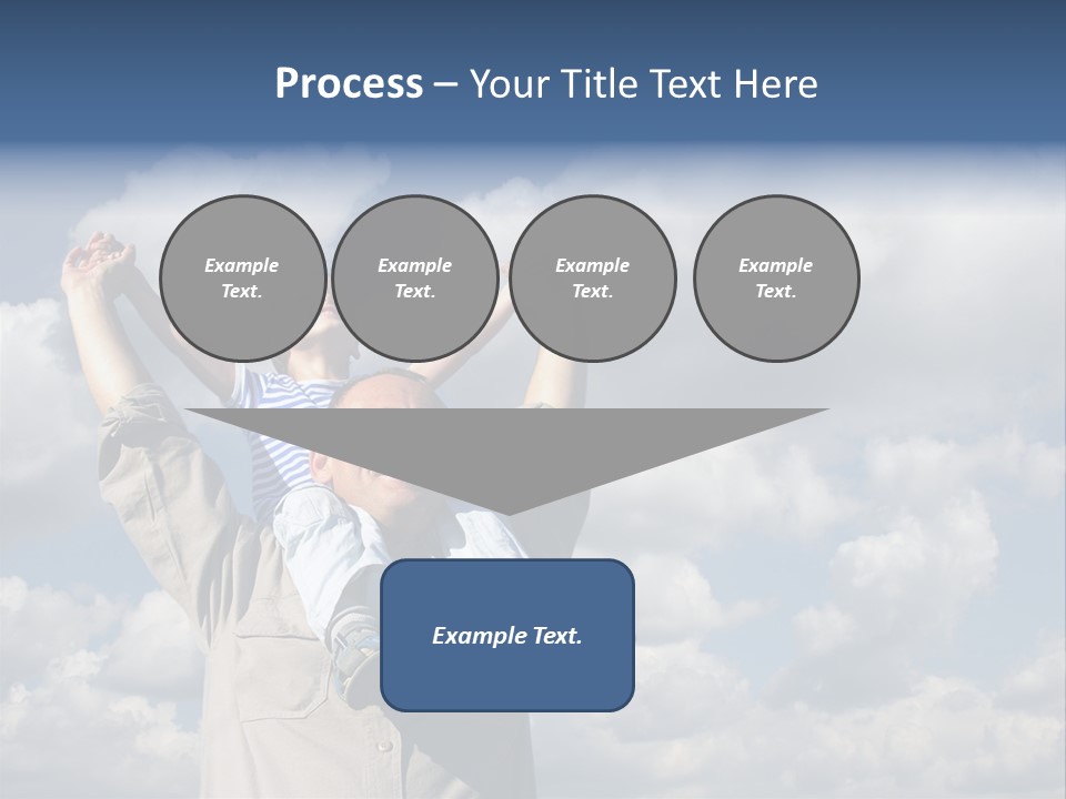 Grandfather With Grandson PowerPoint Template