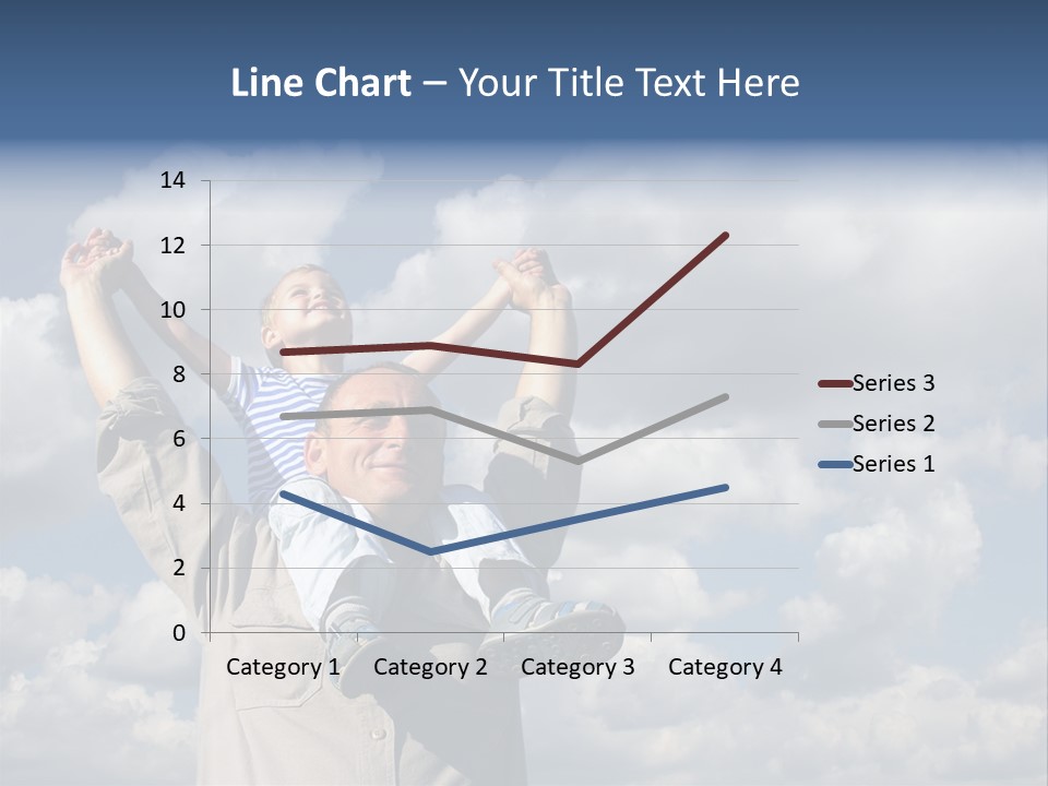 Grandfather With Grandson PowerPoint Template