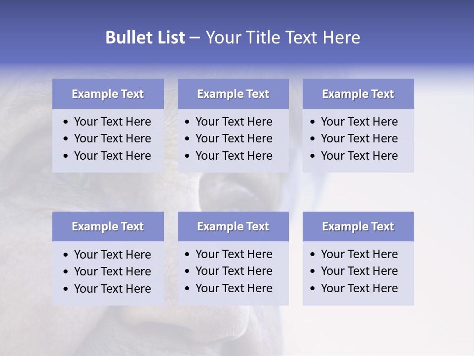 Old Lady Looking To The Sky PowerPoint Template